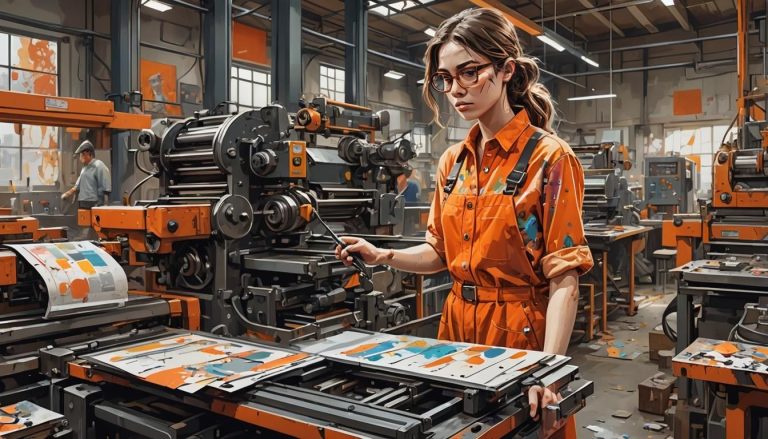 Conductrice de presses à dorer en industrie graphique : une passion pour l'impression au service de votre entreprise !
