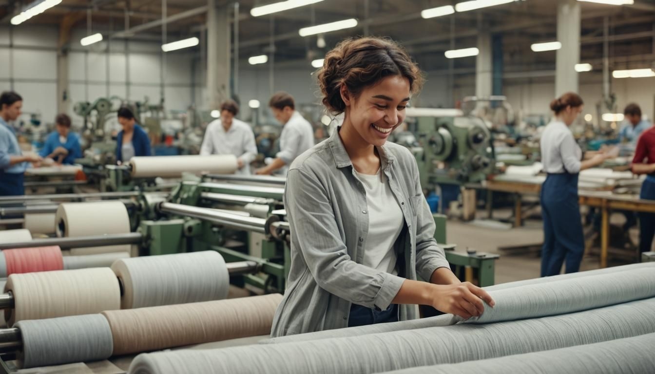 Contrôleuse de bobines en industrie textile : une experte de la qualité au service de votre entreprise