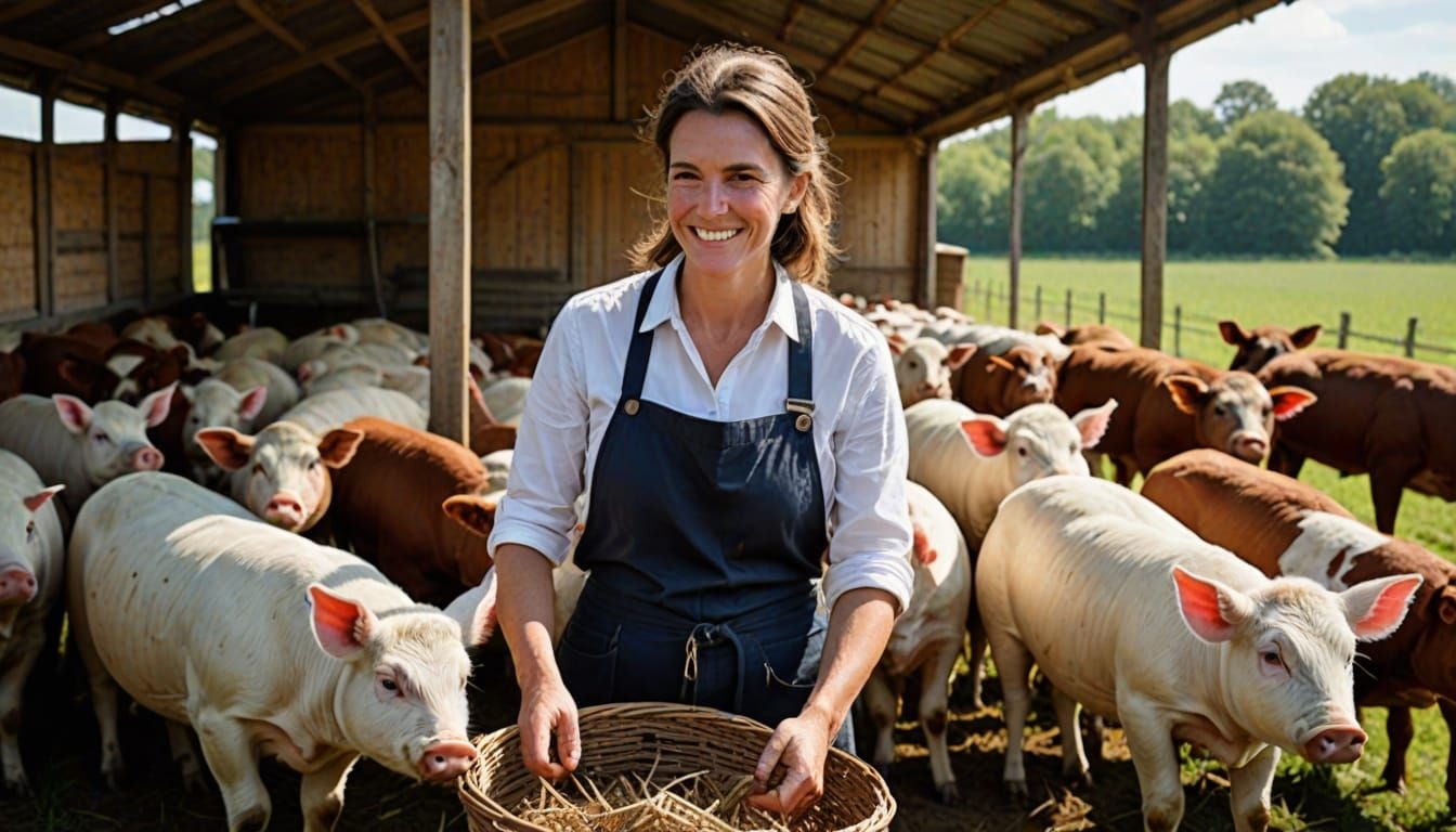 Eleveuse-sélectionneuse en production porcine : une passion au service de l'excellence !